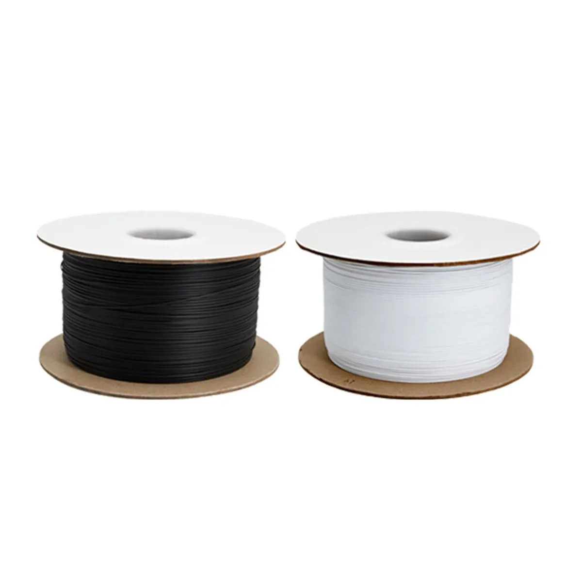 1000M Coiled Tie Wire Elliptical Binding Wire Garden Plant Cable Roll for Home - Black