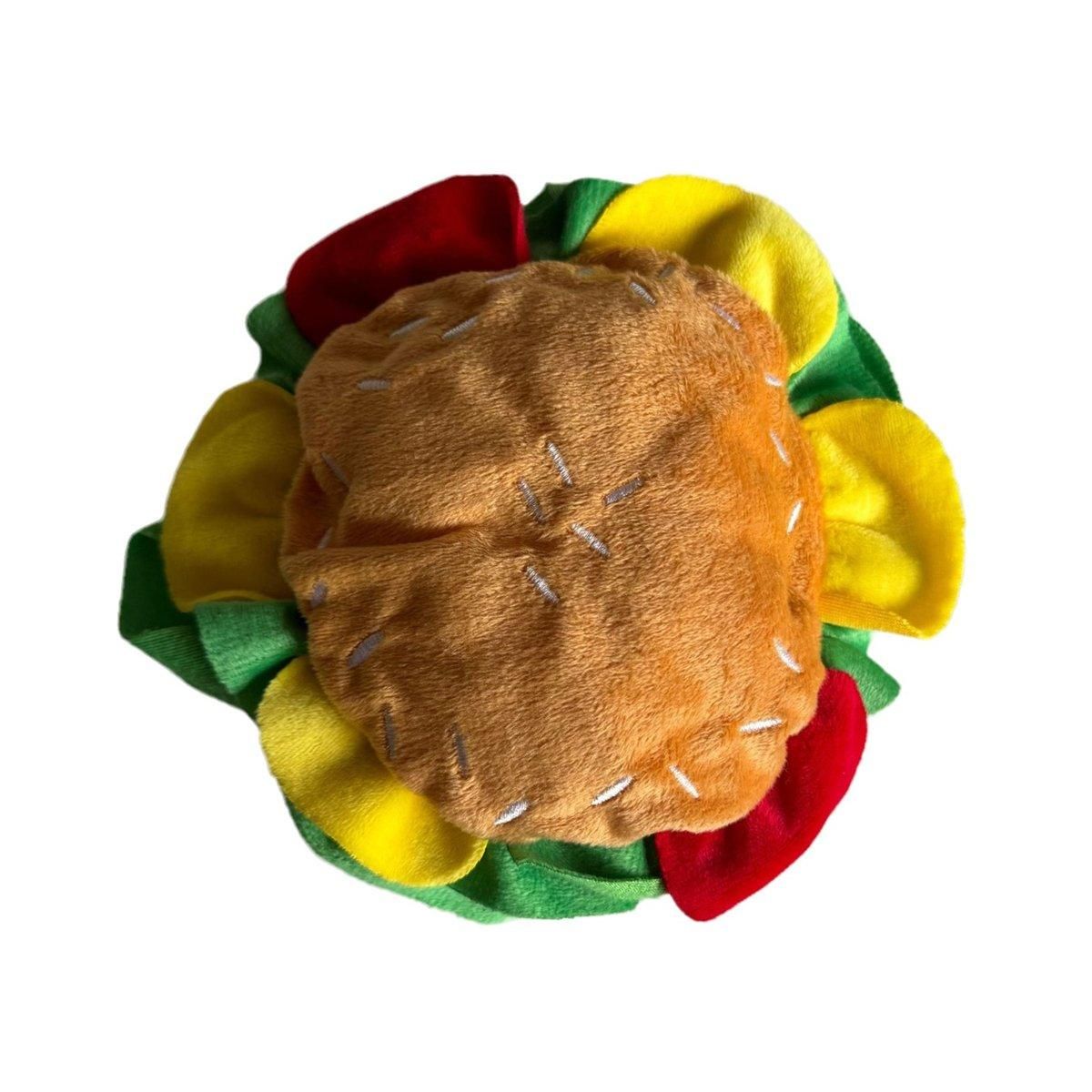 Cute Pet Hamburger Headgear Headdress for Dogs Cats Fun Costume Pet Accessory - Medium