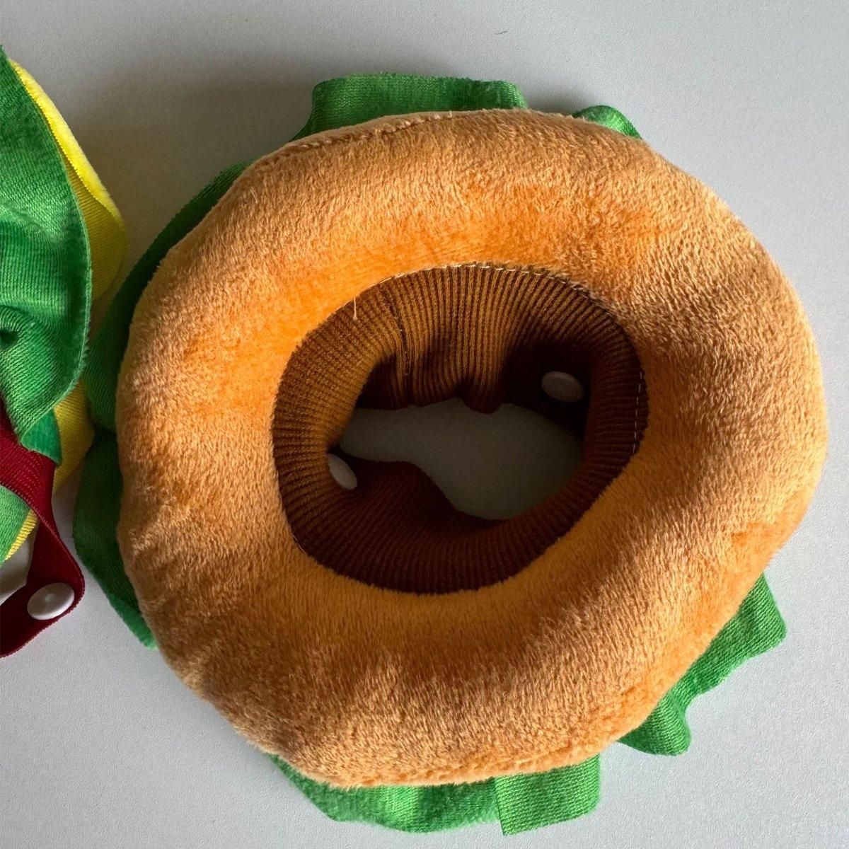 Cute Pet Hamburger Headgear Headdress for Dogs Cats Fun Costume Pet Accessory - Medium