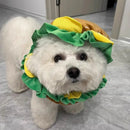 Cute Pet Hamburger Headgear Headdress for Dogs Cats Fun Costume Pet Accessory - Medium