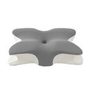 Memory Foam Butterfly Pillow Neck Support Slow Rebound Cervical Pillow - Light Grey
