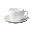 6PCS Ceramic Coffee Cup and Saucer Set Apricot Tea Cup with Ear Hotel Coffee Cup - 160ml