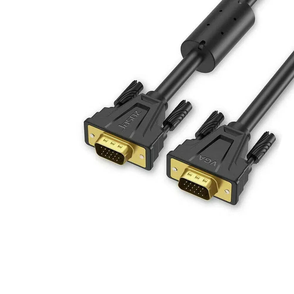 1M VGA 15pin Monitor Projector Cable VGA 3+6 HD Video Cable for LCD Laptop