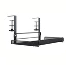 Under Desk Storage Shelf Hidden Drawer Organizer for Office Home Table Space - Black
