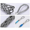 Stainless Steel Cable Pulling Sock Wire Grip Tool for NBN Telstra Ducting 6 Sizes - Green(12-15MM)