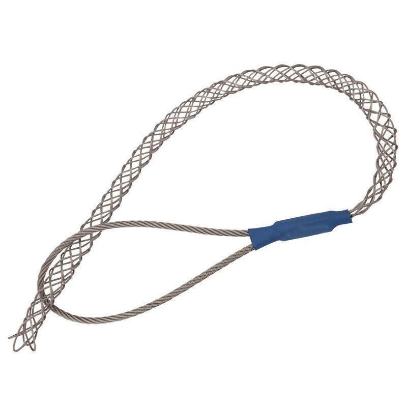 Stainless Steel Cable Pulling Sock Wire Grip Tool for NBN Telstra Ducting 6 Sizes - Green(12-15MM)