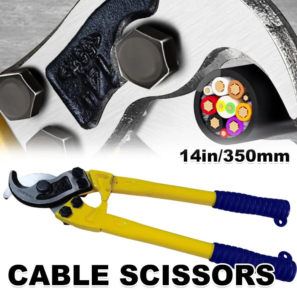 14inch Heavy Duty Cable Cutter Cutting Wire Rope Electrical Cable cutters 350mm