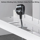 Under Table Cable Management Rack Wire Organizer Power Strip Holder for Home - 40cm