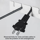 Under Table Cable Management Rack Wire Organizer Power Strip Holder for Home - 40cm