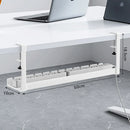 Under Table Cable Management Rack Wire Organizer Power Strip Holder for Home - 50cm