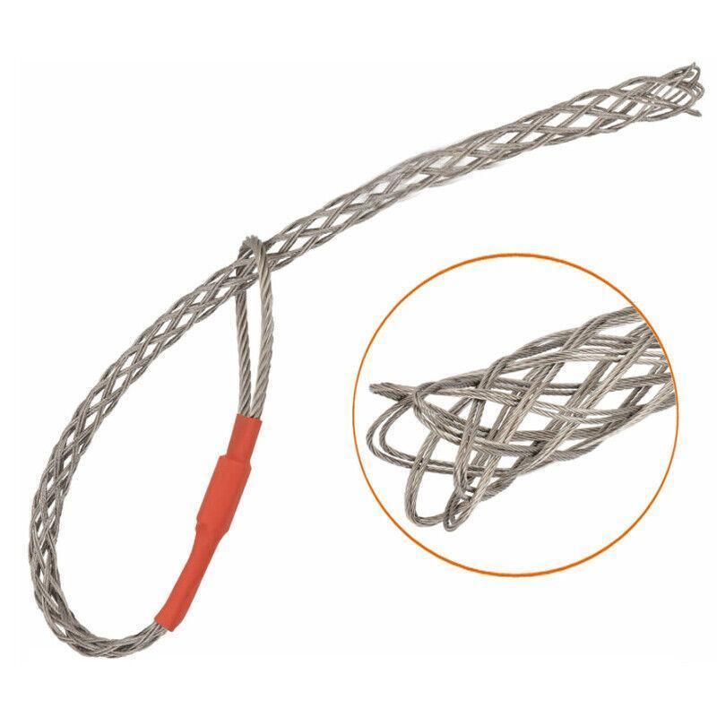 Stainless Steel Cable Pulling Sock Wire Grip Tool for NBN Telstra Ducting 6 Sizes - White(15-20MM)
