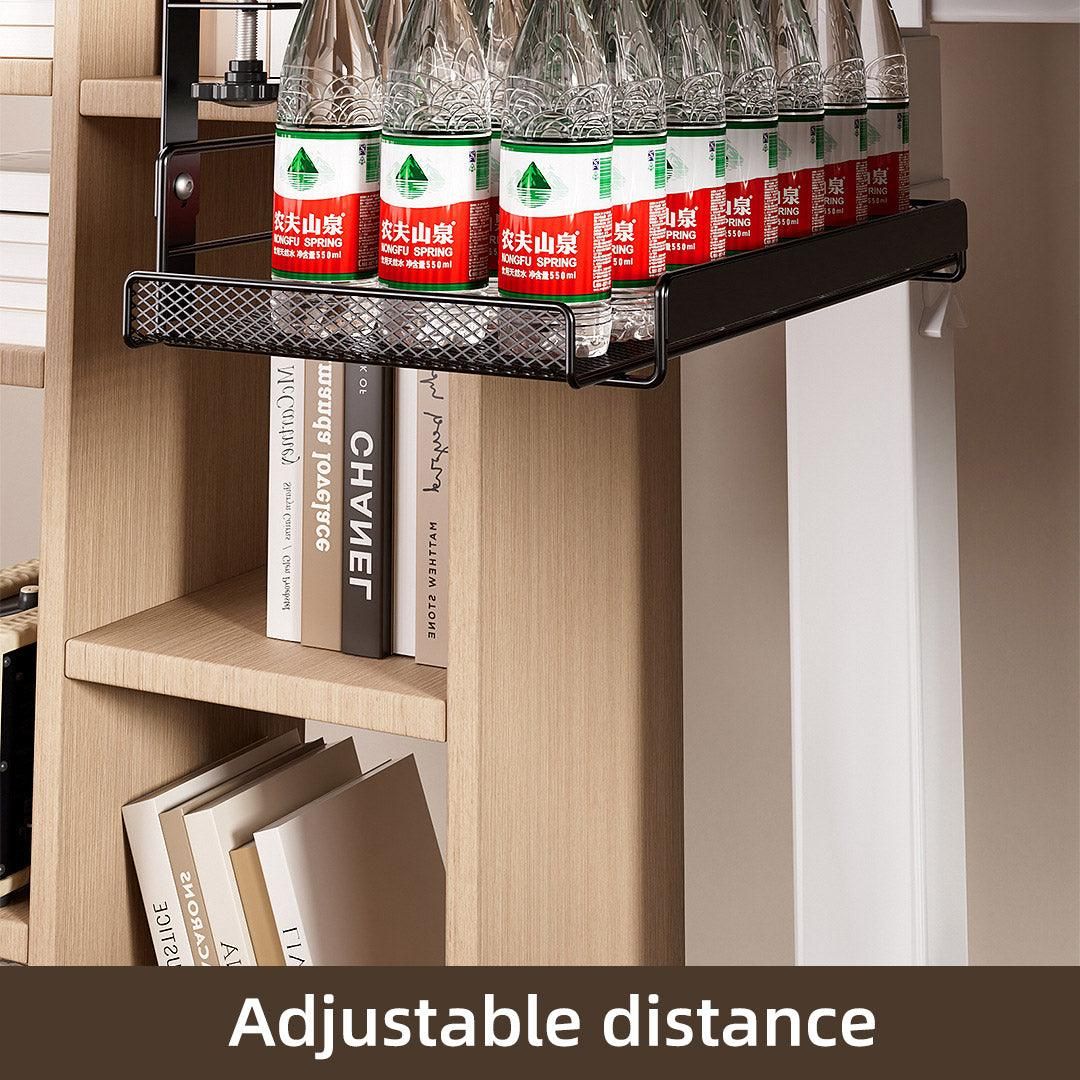 Under Desk Storage Shelf Hidden Drawer Organizer for Office Home Table Space - White