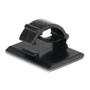 100X Cable Clips Holder Tidy Adhesive Home Car Wire Tie Fixer Drop Clamp Cord - White-100PCS
