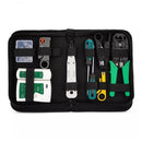 Cat6/5 Lan Network Cable Tool Kit Crimper Rj45 Tester Stripper Punch Down Cutter