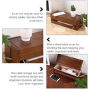 Wooden Riser With Drawer Desktop Storage Shelf Organizer For Office Supplies