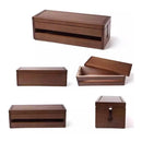 Wooden Riser With Drawer Desktop Storage Shelf Organizer For Office Supplies