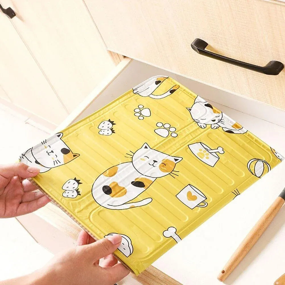 Kitchen Oil Splash Guard Wall Foil Protector Stove Cover Removable Baffle Screen - Cactus