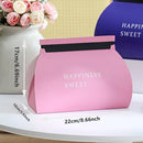 10pcs Pastry Box Mousse Layer Cake Roll Towel Roll Packaging Box Bakery Supplies - Pink
