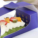 10pcs Pastry Box Mousse Layer Cake Roll Towel Roll Packaging Box Bakery Supplies - Pink
