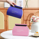 10pcs Pastry Box Mousse Layer Cake Roll Towel Roll Packaging Box Bakery Supplies - Pink
