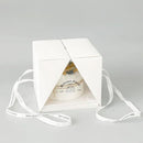 10x Clear Cake Box Set 4 6 8 Inch Durable Versatile Display Packaging Containers - 10pcs-6inch
