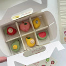 10 Pack Cake Box Set Cardstock Printed Partitioned Interior for Macarons Pastrie