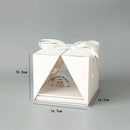 10x Clear Cake Box Set 4 6 8 Inch Durable Versatile Display Packaging Containers - 10pcs-8inch