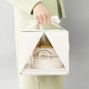 10x Clear Cake Box Set 4 6 8 Inch Durable Versatile Display Packaging Containers - 10pcs-8inch