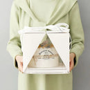 10x Clear Cake Box Set 4 6 8 Inch Durable Versatile Display Packaging Containers - 10pcs-8inch