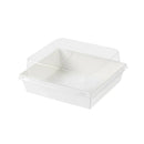 50Pcs Cake Sandwich Takeaway Box Bakery Packaging Outdoor Party Picnic Boxes - White
