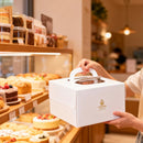 20PCS Cake Packaging Boxes 6/8in White for Birthday Party Bakery Packaging Use - 8 Inches