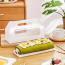 20Pcs Window Cake Roll Packaging Box with Handle Bakery Takeaway Party Dessert