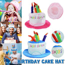 Birthday Cake Hat Party Supplies Fun Performance Masquerade Celebration Hat - Pink