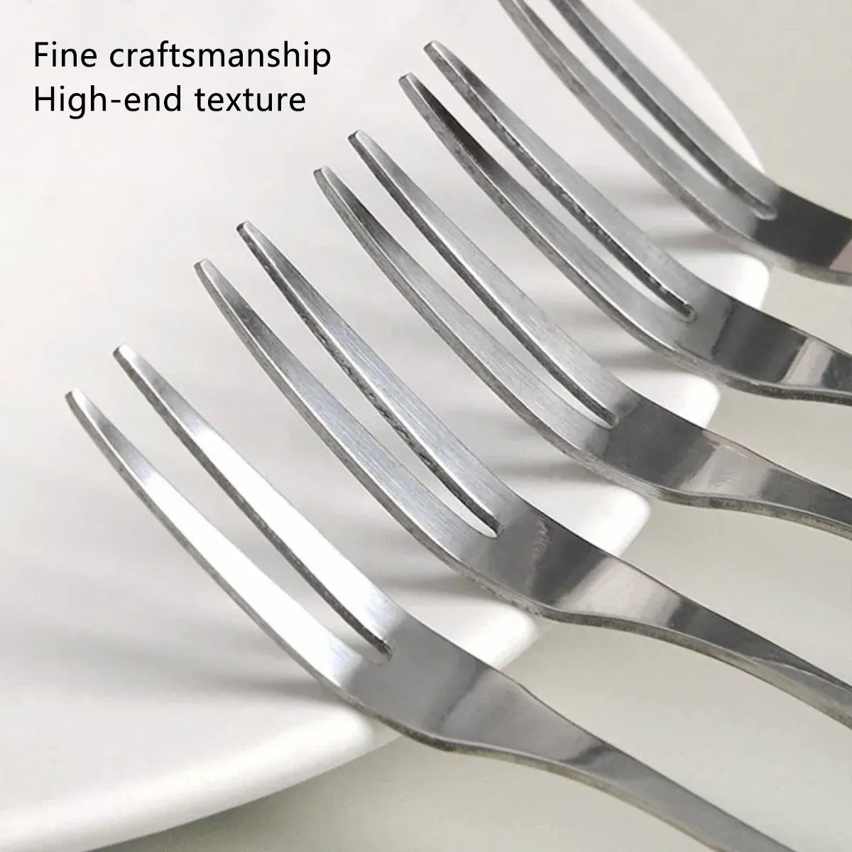 Stainless Steel Cake Knife Fork Plate Set With Candles For Party Dessert Serving