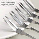 Stainless Steel Cake Knife Fork Plate Set With Candles For Party Dessert Serving