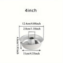 4pcs 4 Inch Hollow Mould Cake Bread Baking Mould Nonstick Round Cake Pan Set