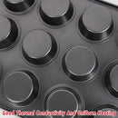 2pcs 12 Holes Round Cake Mould Baking Pan for DIY Cake Making and Baking Tools