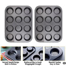 2pcs 12 Holes Round Cake Mould Baking Pan for DIY Cake Making and Baking Tools