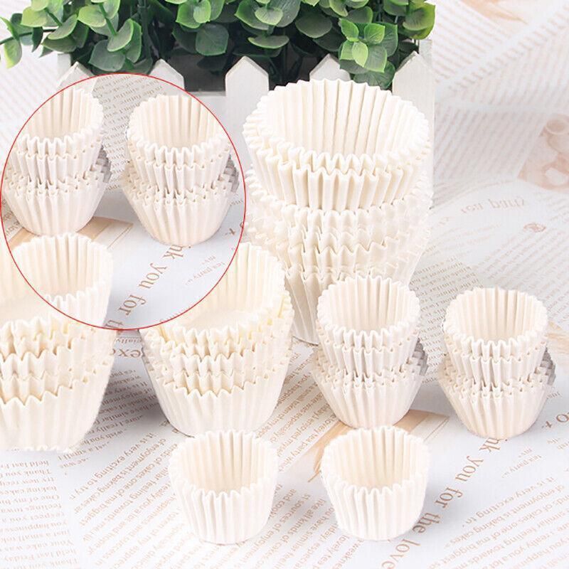 Patty Pans Muffin Cases Choc 600/Pk Cake Boards Cupcake Liners Boxes Baking Cups - 600PCS-4CM