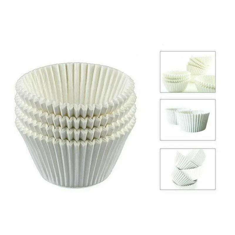 Patty Pans Muffin Cases Choc 600/Pk Cake Boards Cupcake Liners Boxes Baking Cups - 600PCS-4CM