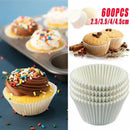 Patty Pans Muffin Cases Choc 600/Pk Cake Boards Cupcake Liners Boxes Baking Cups - 600PCS-4.5CM