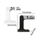 Creative Desktop Flip Calendar Table Calendar For Living Room Office Decorative - White