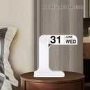 Creative Desktop Flip Calendar Table Calendar For Living Room Office Decorative - White