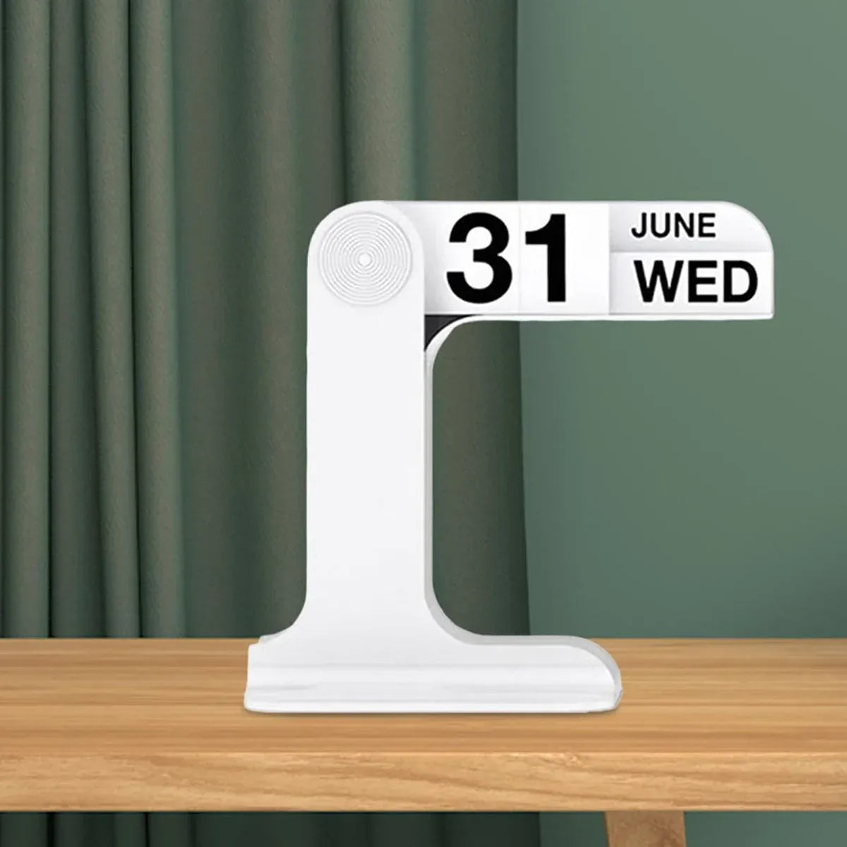 Creative Desktop Flip Calendar Table Calendar For Living Room Office Decorative - White