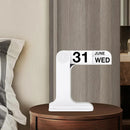 Creative Desktop Flip Calendar Table Calendar For Living Room Office Decorative - White