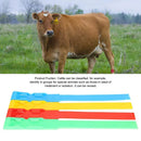 Cow Identification Bands 20PCS Adjustable Foot Rings Multi Colour Tags Livestock - Yellow