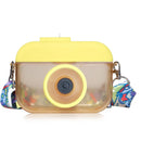Plastic Camera Straw Mug Backpack Leak Proof Outdoor Travel Mug Hiking Camping