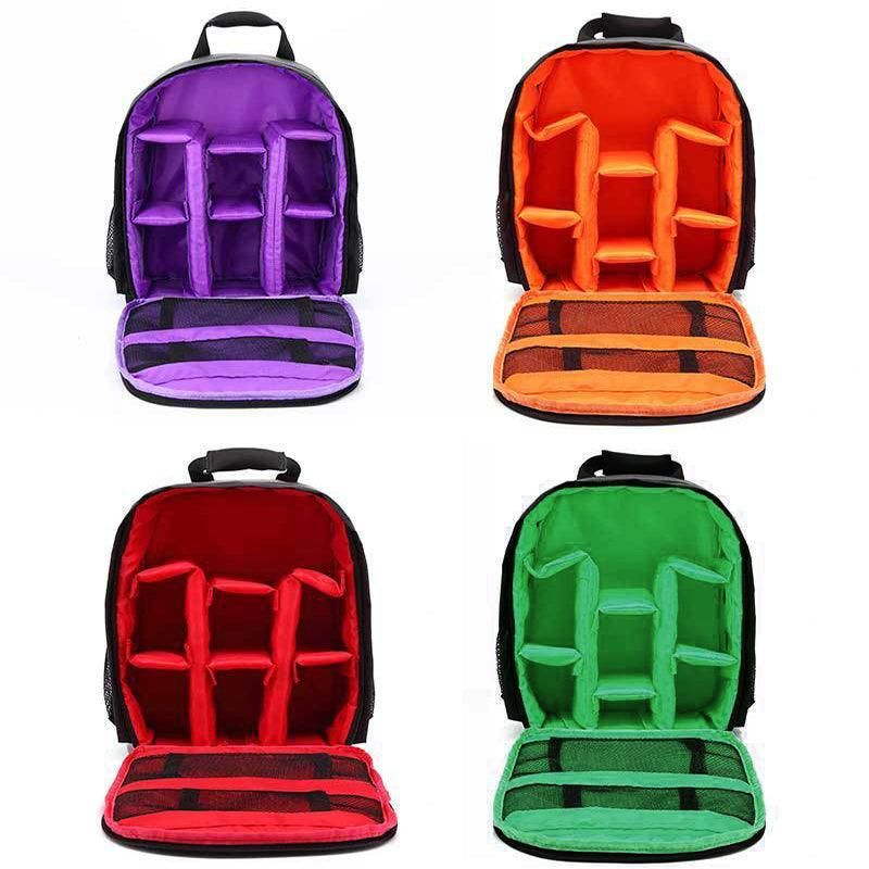 Waterproof DSLR Camera Backpack Multi Functional Rucksack for Canon Nikon Sony - Green