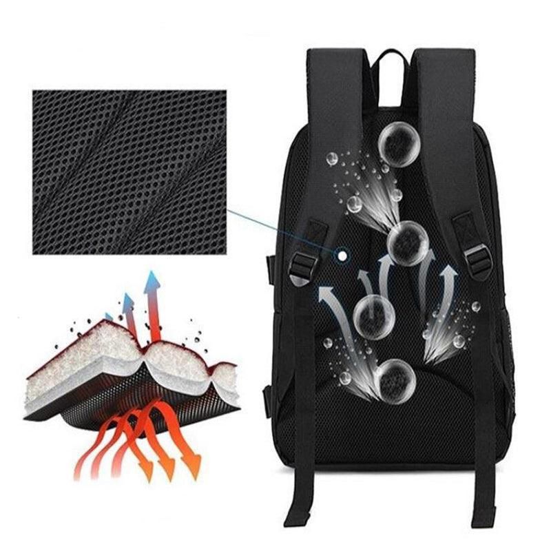 Waterproof DSLR Camera Backpack Multi Functional Rucksack for Canon Nikon Sony - Red