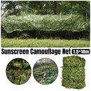 Outdoor Camouflage Mesh Sunscreen Shade Heat Insulation Leaf Decorative Fabrics